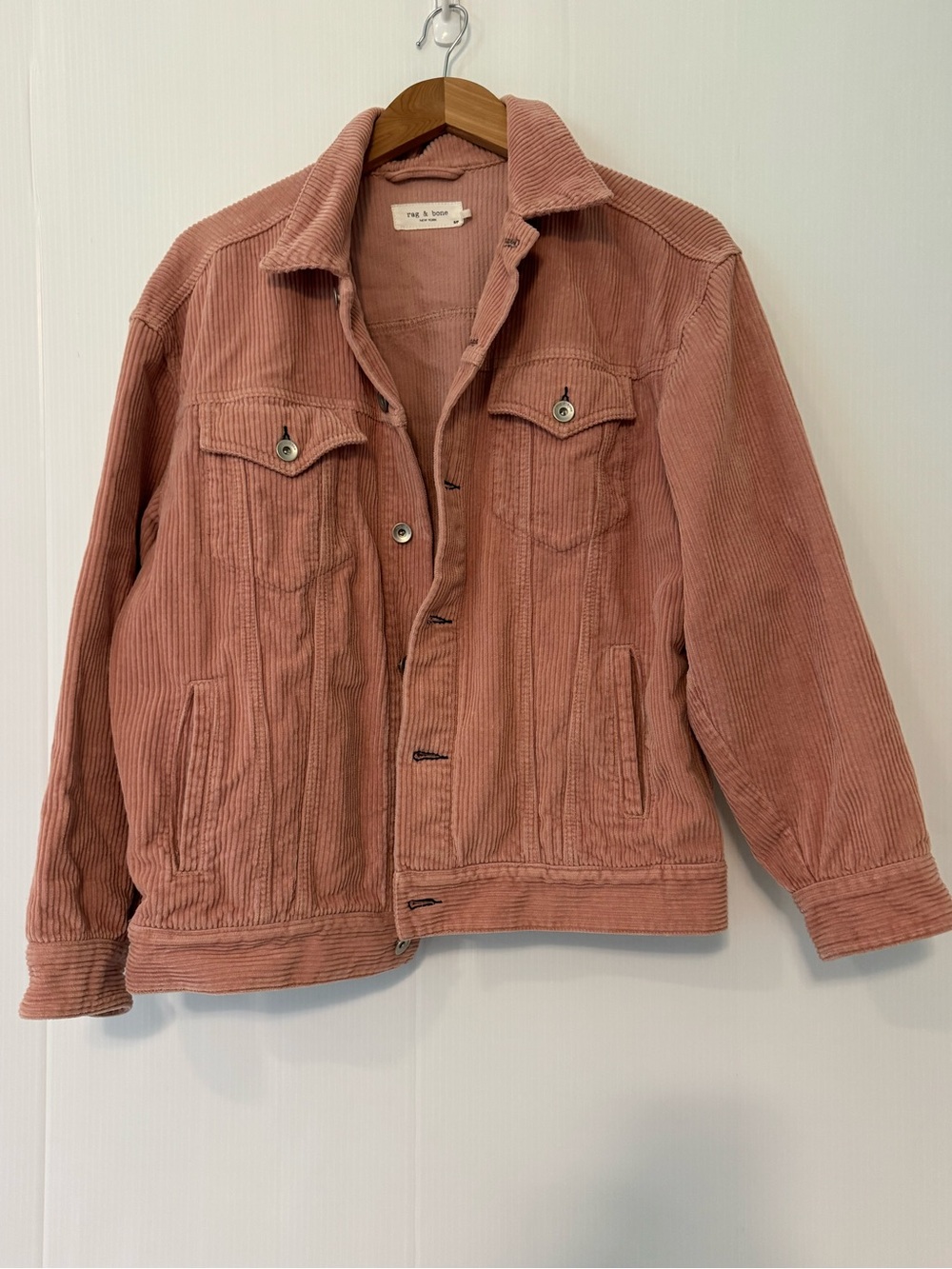rag & bone Corduroy Jacket in Dusty Rose